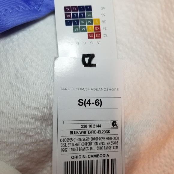 NWT PADDED TWIST FROM SWIMSUIT SWIM BRA TOP TIE BACK YOGA VOLLEYBALL SMALL - Picture 3 of 4